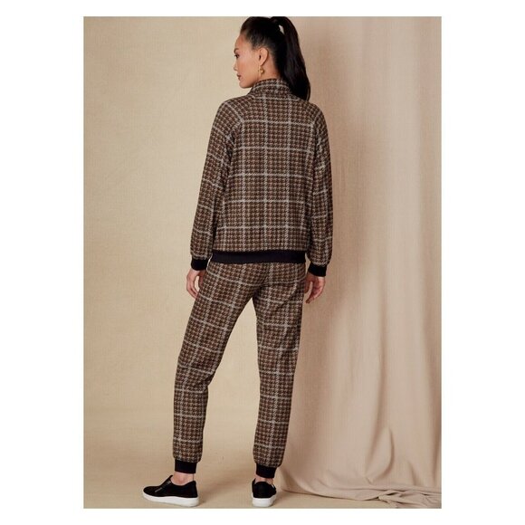Vogue V1832 Misses XS to XXL Joggers and Jacket Uncut Sewing Pattern 2021 - Picture 7 of 10